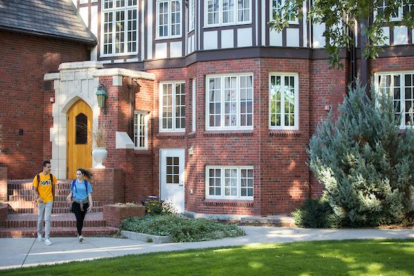 President's Row on central campus